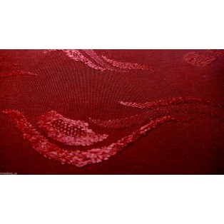 12" Red Polyester Jacquard Pocket Square - Classy Exquisite - Wedding Party Gift